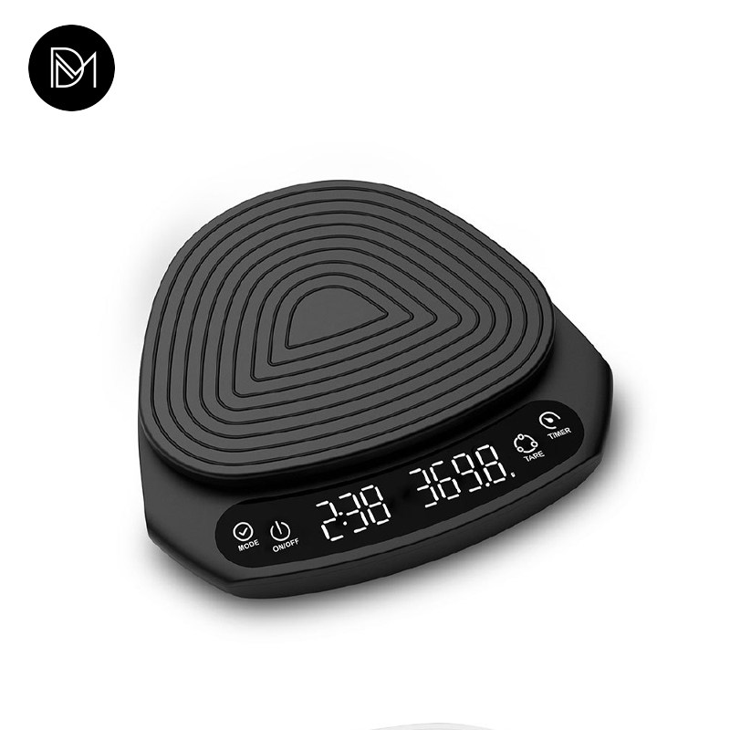 DM smart hand coffee electronic scale Italian coffee quantitative timing scale for coffee household portable charging said