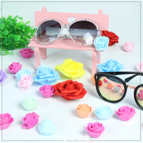 Optical shop Accessories shop Window decoration Boutique beautiful flower sunglasses display props Sunglasses display stand