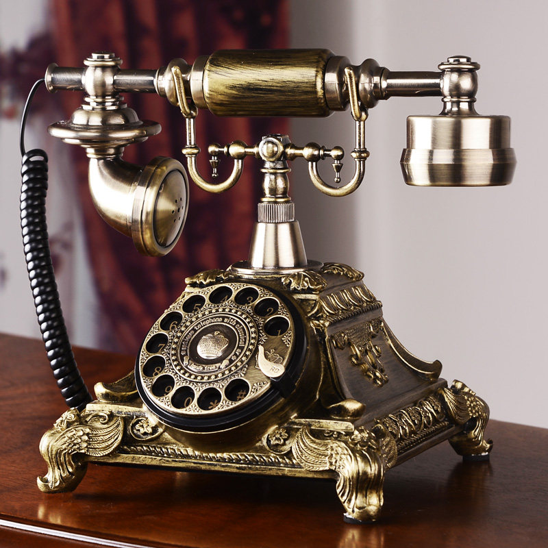 Ansaire European Retro Phone Creative Household Antique Antique Phone Host Fixed Living Room