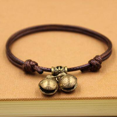 ) Buy 2 send 1 bronze bell hanging bell puppy bell underdog bell small cat bell small number teddy milk dog ring the bell of the ring bronze bell