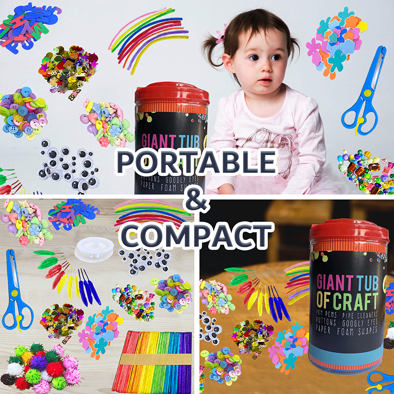 Children's Puzzle DIY Toy Toy Toy Twist Set Handmade Candy Can Materials Combined MegaCraftTube