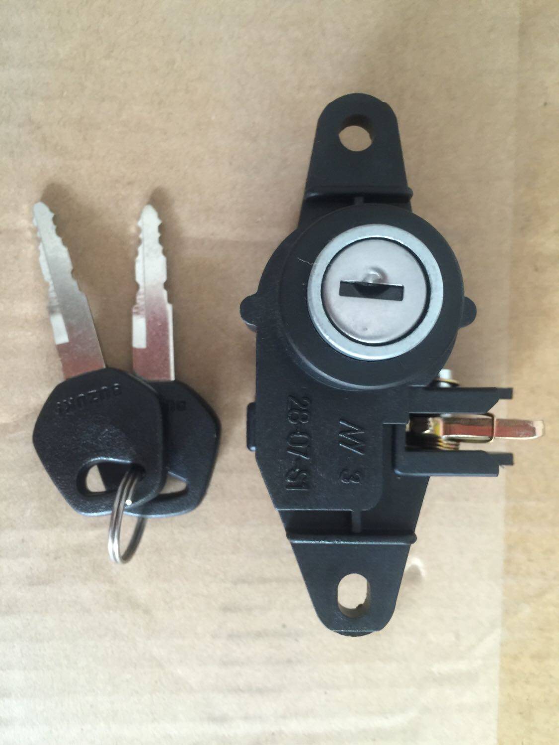 Bell Wood Trunk Lock Taille Box Lock Rile Color QS125T-2 Frontal Color 125 Rhyming QS100 Toolbox Lock