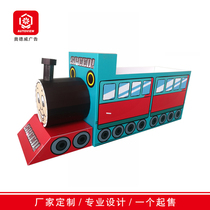 Odway train supermarket terminal cabinet Beer beverage snack display shelf Display rack Floor stack folding promotion table