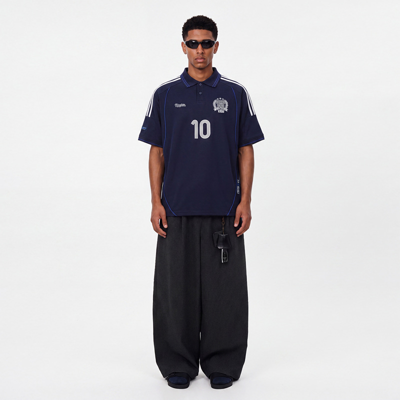 【Co-Branded Series】-Argentina-Messi-Life Series-Trendy Versatile Jersey Loose Polo 【Co-Branded Series】-Argentina-Messi-Life Series-Trendy Versatile Jersey Loose Polo