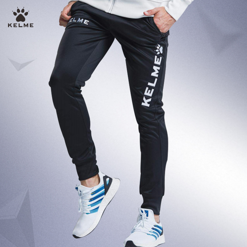 KELME Karmei Football Training Beam Pants Men Sport Breathable Long Pants Casual Windproof Thin