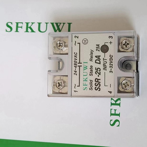 SFKUWI 단상 무접점 계전기 SSR-40DA40A10A25A60A80A100ADC-AC