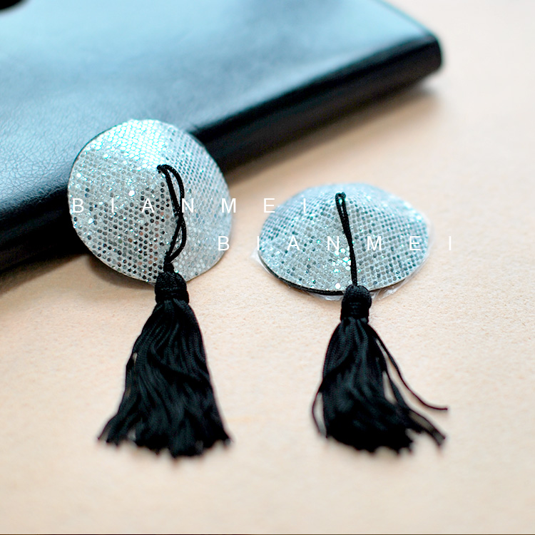 [EA] sequin silicon tua núm vú dán chống va chạm hộp đêm đồ lót gợi cảm RT028 mieng dan nguc