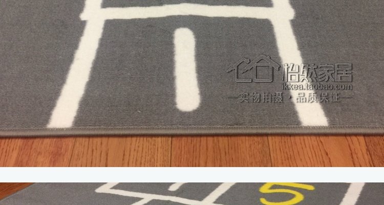IKEA Hanma Nhà nhảy thảm nhảy lưới trò chơi trẻ em pad 100x160cm mua trong nước - Thảm thảm trải sàn