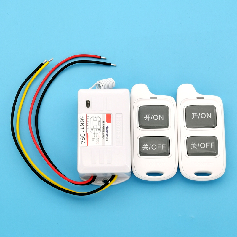 24v 24 V 24 V out of 24 V wireless remote control switch remote through wall remote control solenoid valve water pump oil pump LED light