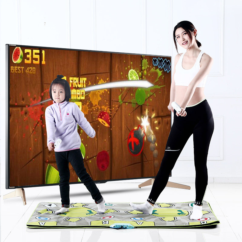 Macro Too Wireless Bluetooth Fitness Hop Dance Blanket Home Double Body Feel Wireless Dance Dancing Machine High-definition Computer Dual-use Game-Taobao