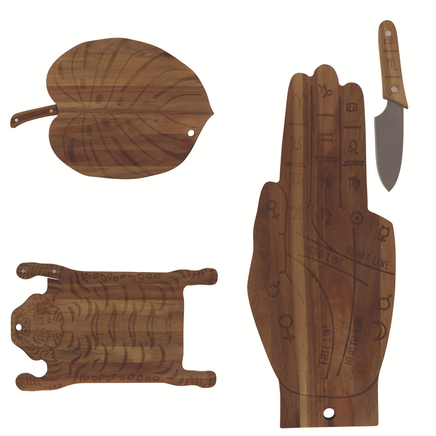 Spanish Doiy solid wood chopping board Secret board cheese knife with cheese knife Germany Direct mail