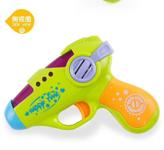 Trẻ em mini chiếu súng điện âm thanh và cậu bé câu đố rơi bé đồ chơi súng đồ chơi trẻ em 1-2-3 tuổi đồ chơi trẻ em thông minh