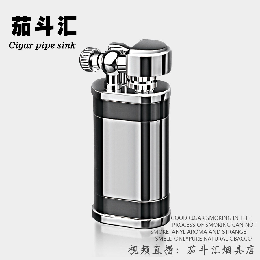 Bright Chrome Two Black Memes Your Type Small Fashion Men And Women Collection Likes Boutique Grinding Wheel Inflatable Easy-To-Treasure Lighter