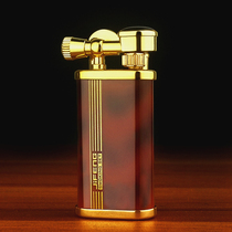 Gold BAO WEN GOLD line word label Copper MATERIAL HAND-MADE NOSTALGIC RETRO CREATIVE MENs gift Monsoon LIGHTER