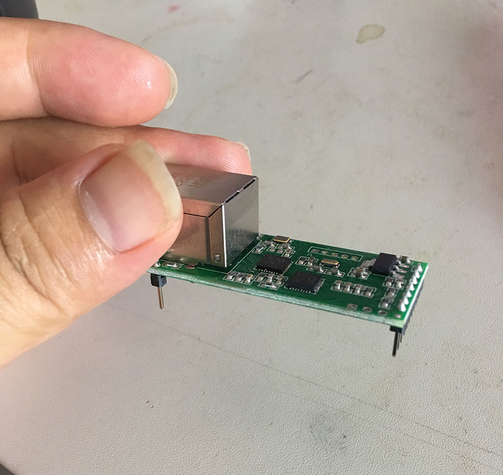 Ethernet to Serial module Single chip networking module RJ45 to TTL adaptation QR26 QR code generation