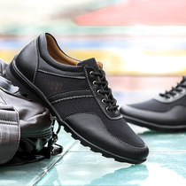 2020 summer Camel King new breathable casual shoes large size mens shoes tide shoes mens leather mesh surface shoes soft sole