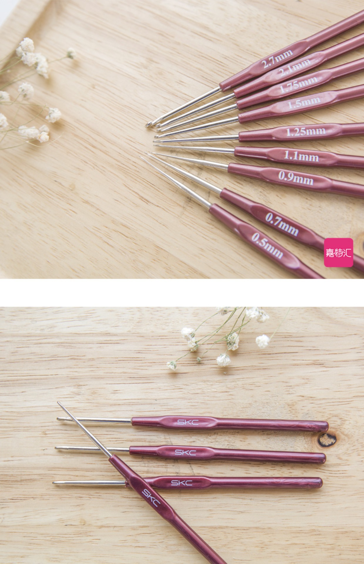 Dệt công cụ túp lều dệt SKC tốt crochet ren móc trumpet móc của Kelly-Moore - Công cụ & vật liệu may DIY cây đan len