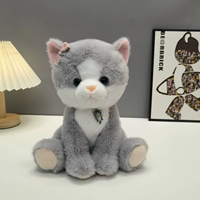 Кулон серый кот