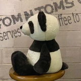 JSQ TOYS Кукла, милая большая подушка, плюшевая игрушка, панда, подарок на день рождения