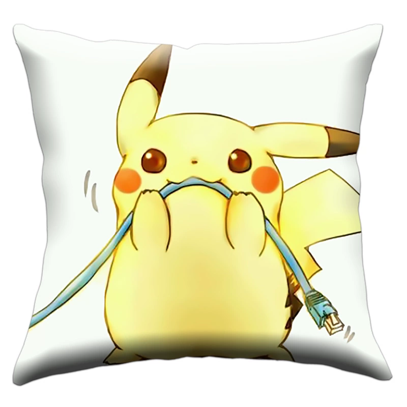Pikachu gối Bikachu cô gái dễ thương món quà sinh nhật tự làm sofa tùy chỉnh đệm phim hoạt hình gối hoạt hình