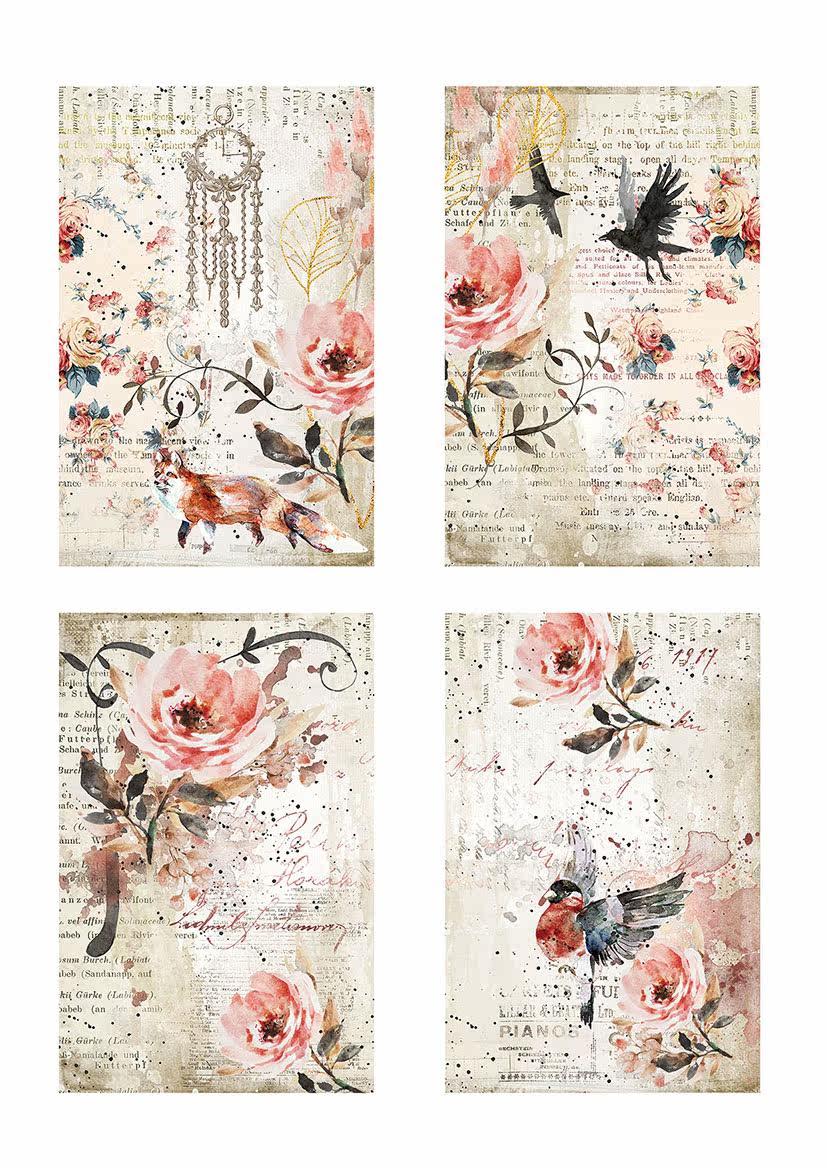 (handmade custom) 6 holes 3 holes A5A6A7A9 hand ledger This living page clip notepad separating paper -PALOMA1