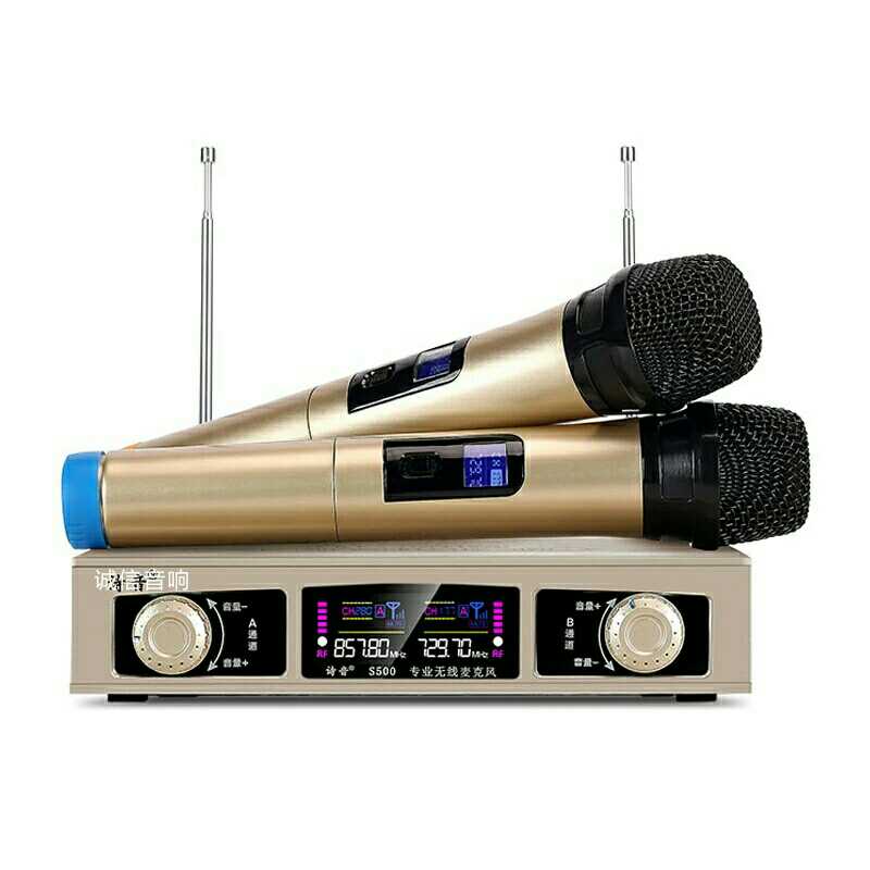 Wireless Microphone Gold Package Professional Microphone Conference Large Concert K Song