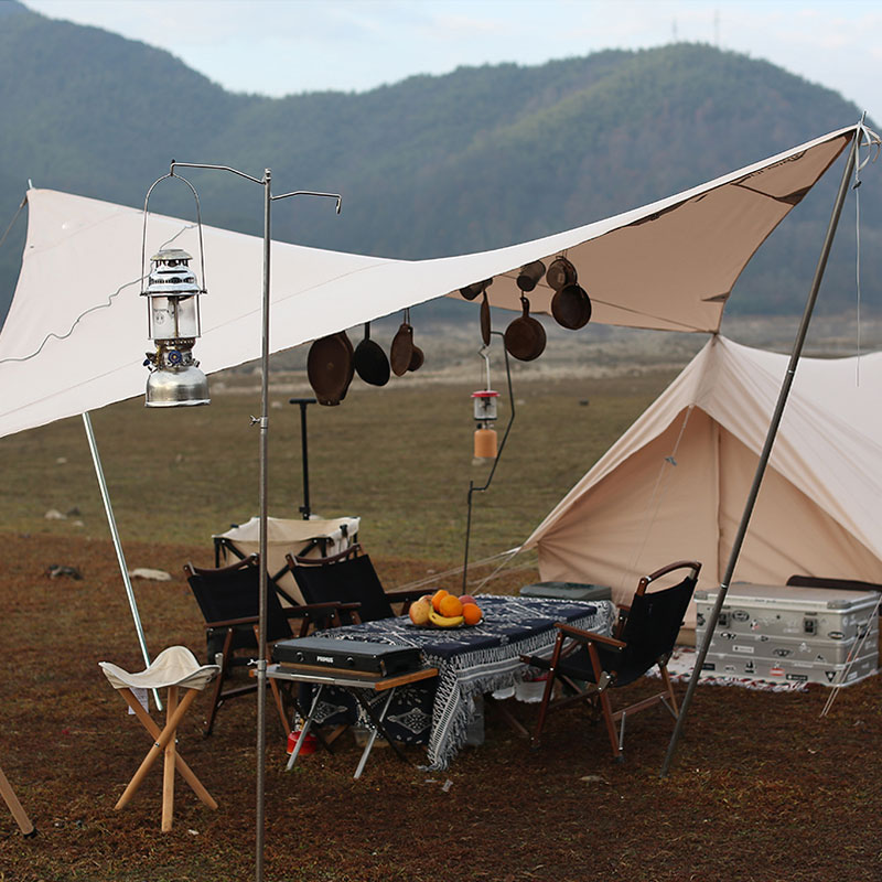 Offweek butterfly outdoor sunscreen | Self-driving camping Rain-proof sun protection against UV white bear Sky Curtain