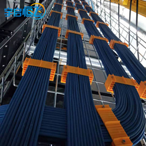 Plastic color fixer network cable finishing fixing wire clamp layered fixing card 7mm * 12 8mm * 12