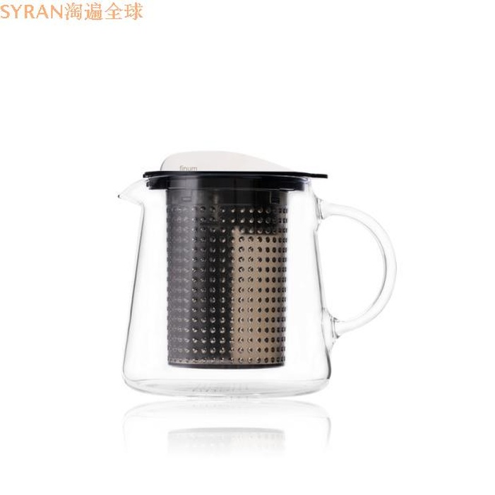 Original IMPORTED GERMAN FINUM Removable Wash Liner Bubble Teapot Teapot Teapot Tea-Resistant Glass Bubble Teapot 0 4L