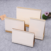 2022 ½ Blank Desk Calendar DIY Handmade Homemade Calendar Children Students Painting Creative Production Tailor Made