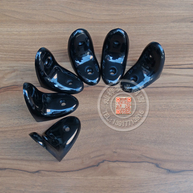 Makeup Room Separator Five Gold Accessories Right Angle Plastic Corner Yard fixed code L corner bowling with black corner code