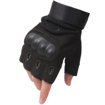 Outdoor tactical gloves male military fans half finger gloves Special Forces fighting protection anti-skid combat gloves cut half