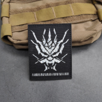 Personality Reflective Magic Sticker Chapter Portal Near SS Clothes Arm Badge Dragon Head Pattern Morale Badge Tactical Backpack Patch