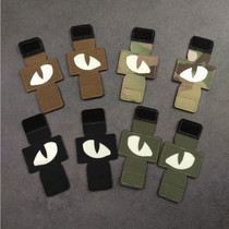 American cat eye luminous magic stick pack BACKPACK MOLLE webbing hanging camouflage little devil left and right eye helmet stickup