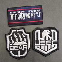 Escape Takov Velcro USEC team badge BEAR USEC camp embroidered armband backpack stickers