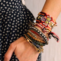 Tropical Island Travel Resort Exclusive Custom Hand Woven Multi-purpose Ethnic Bracelet PJH123