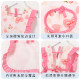 Baby girl smock for eating, waterproof and anti-dirty, spring and autumn baby bib, rice bag, summer princess girl children's apron