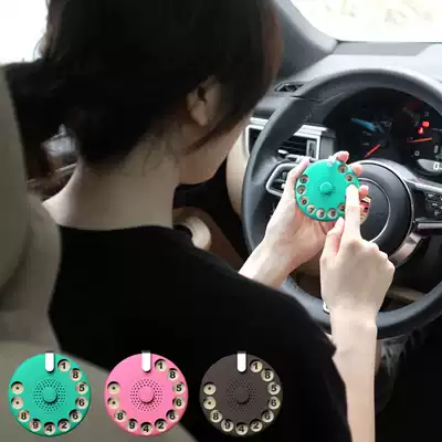 bbdd creative parking sign mobile phone number plate old telephone model car temporary parking number plate