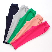 2020 autumn childrens sports pants Boys and girls casual pants summer anti-mosquito pants spring and autumn student pants 3415