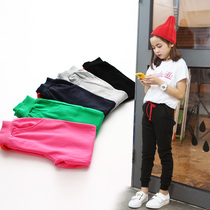 Childrens sweatpants sweatpants RainbowBus Boys and girls casual plus velvet sweatpants spring and autumn and winter 3327