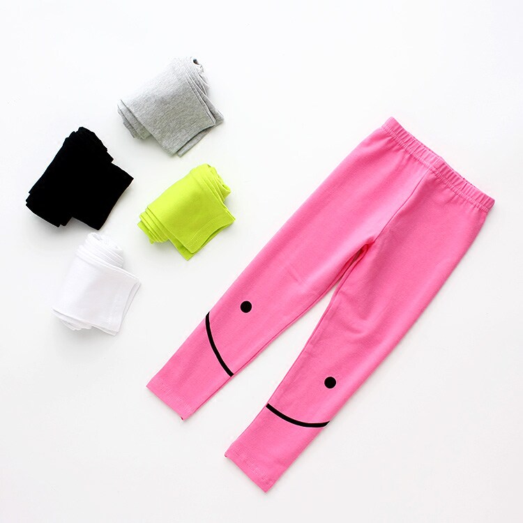 Rainbowbus women's children's clothing baby lycra cotton elastic pants pants pencil pants thin summer clothing clear