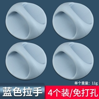 Без перфорации - ручка круглая синяя 4 шт.