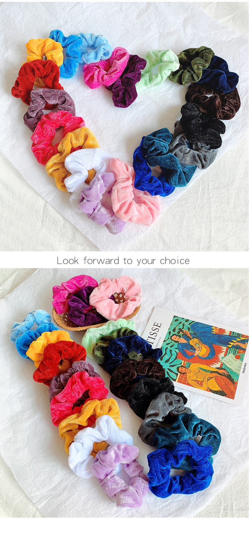 Couple Fashion Cotton And Linen Hair Tie display picture 3