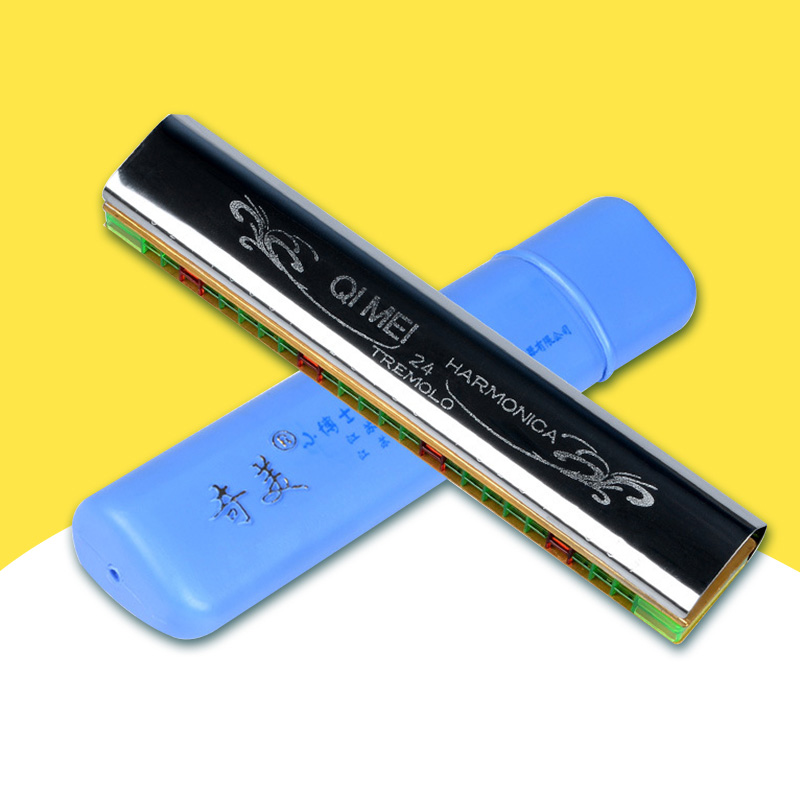 Chimei 24 Holes Accent Retone C Harmonica Children Self Taught Adult Beginner Playing children's student harmonica
