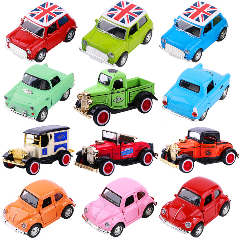 Back Force Car Alloy Small Car Toy Boy 1-2-3 Years Old Habitual Baby Toy Car Model Suit