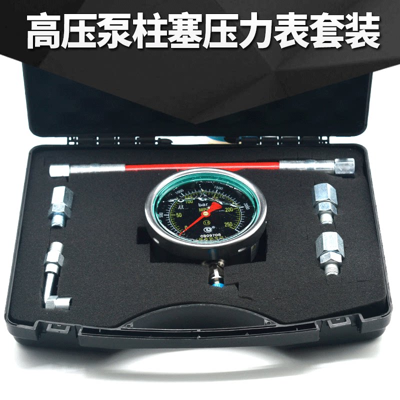 Diesel high pressure common rail pressure gauge common rail oil pump plunger pressure gauge high pressure common rail maintenance pressure test kit