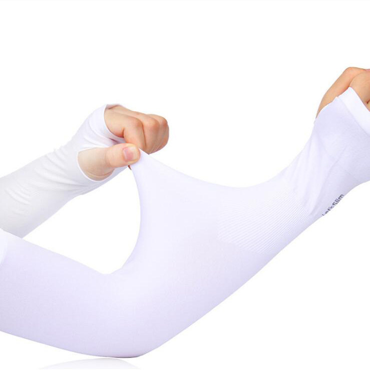 Korean ice sleeve women's outdoor sports fitness riding driving ice silk sunscreen sleeve men's anti-ultraviolet arm protector
