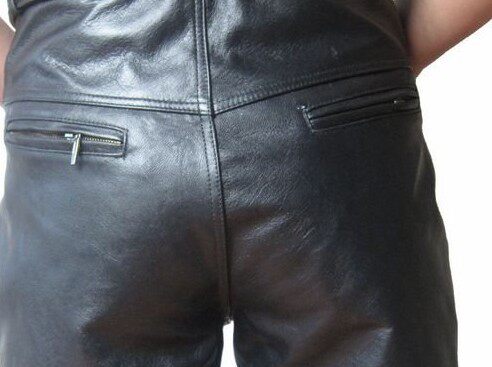 Pantalon cuir homme droit - Ref 1493039 Image 11