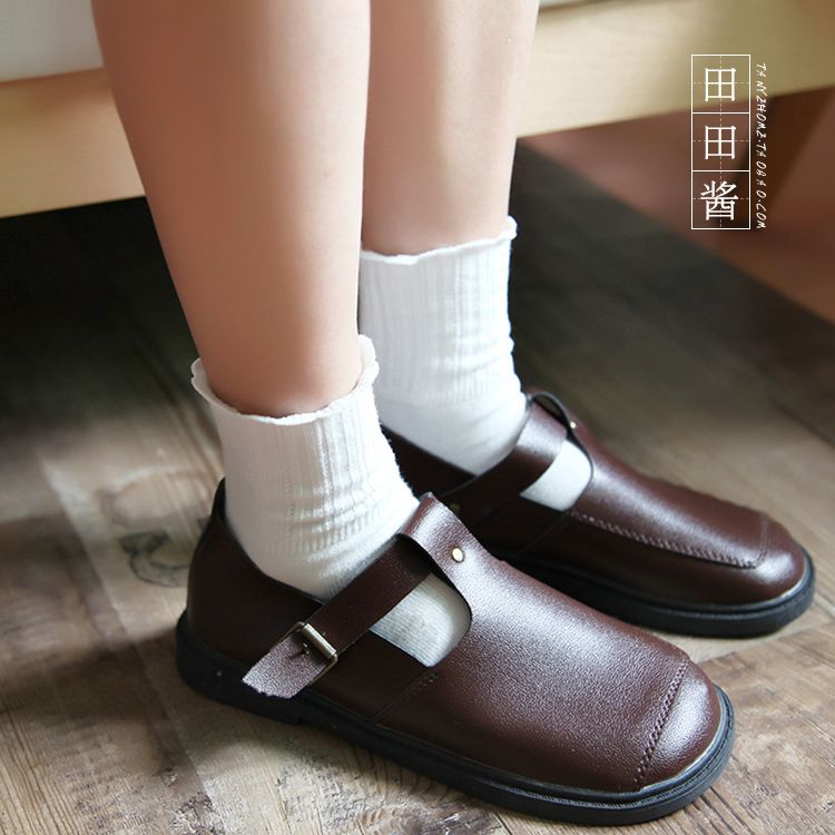Vớ ren ngọt Nhật Bản nữ thoáng khí không ngột ngạt chân cotton vớ hoang dã miệng nông nữ vớ mùa thu đi giày nhỏ vớ ngắn