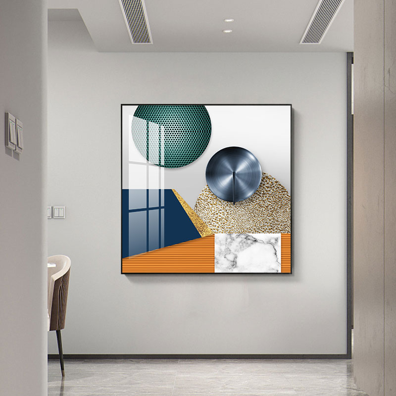 Entering door door hanging drawing room creative abstract bedroom art painting sofa background wall decoration painting 2022 new style